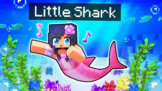 Playing as Little SHARK Girl in Minecraft [upl. by Stein]