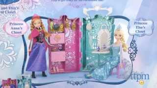 Disney Frozen Anna and Elsas Royal Closet from Mattel [upl. by Salta]