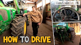 HowToDrive 5  John Deere 6630 Premium  Erklärung amp Probefahrt  CabView Sound [upl. by Theis625]