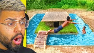 They Built An INSANE SECRET UNDERGROUND POOL HOUSE [upl. by Rorie]