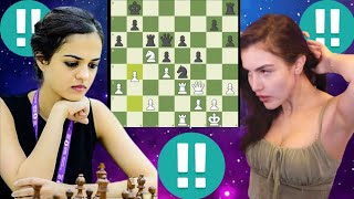 Wonderful chess game  Alexandra Botez vs Tania Sachdev 2 [upl. by Ricketts902]