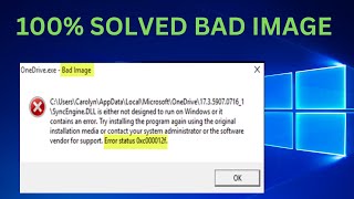 ✅How to Fix the Bad Image 0xc000012f Error in Windows 101178 [upl. by Umberto]