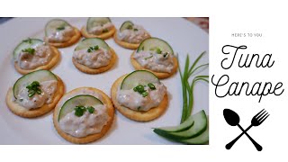 APPETIZER TUNA CANAPE [upl. by Weitzman]