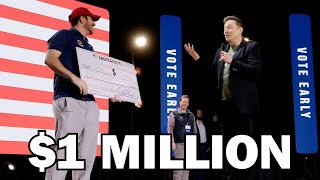 Elon Musks MillionDollar Gambit Can Money Win Pennsylvania [upl. by Michi]