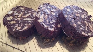 Ricetta del salame al cioccolato dellex pasticcere [upl. by Kazmirci]