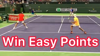 How To Win Easy Points In Doubles Tennis Strategy Explained [upl. by Kreis]