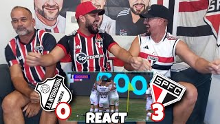 REACT INTER DE LIMEIRA 0X3 SÃO PAULO  FINALMENTE VENCEMOS QUE VENHA O CHOQUE REI [upl. by Leopoldine400]