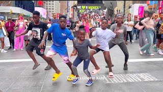 Ghetto Kids  Dance at Time Square New York [upl. by Ppilihp]