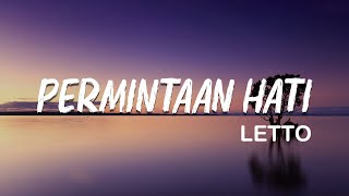 Letto  Permintaan Hati Lirik [upl. by Mairim789]