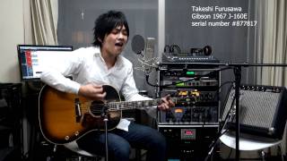 I Want To Hold Your Hand The Beatles Gibson 1967 J160E 古澤剛 Takeshi Furusawa ギブソン [upl. by Roti]