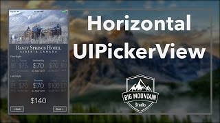 Create a Horizontal UIPickerView iOS Xcode 8 Swift 3 [upl. by Debera]