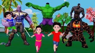 Chintu Hulk Thanos Venom Aur Monster  Paga Beta  Desi Comedy Video  Cs Bisht Vines  Joke of [upl. by Zetnauq]