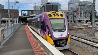 VLine VL52 Departing Southern Cross Station to Shepparton  HORN SHOW [upl. by Davina]