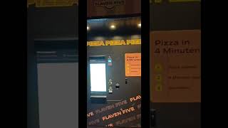 Pizza vending machine in Frankfurt travel Germany city visit [upl. by Enaek277]