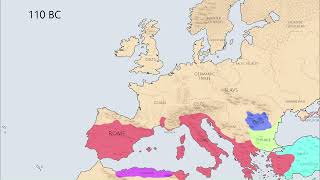 The Amazing History of Europe from 1000BC to AD 0 every year [upl. by Ydoc553]