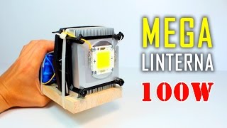 Linterna Casera MUY POTENTE  Linterna Casera LED de 100 W [upl. by Chlo]