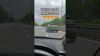 VOLVO XC40 ELECTRIC RARE COLOR volvo viralvideo viralshorts shortvideo shorts short cars new [upl. by Earesed]