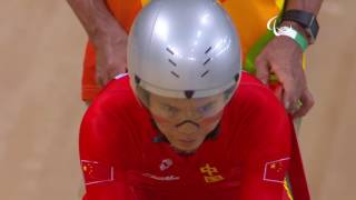 Cycling  Womens C45 500m Time Trial  Rio 2016 Paralympic Games [upl. by Bekelja]