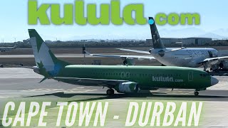 Trip Report  Last flight on Kulula  Cape Town  Durban  Kulula Economy Class  Boeing B737800 [upl. by Harper]