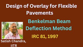 highways Design of overlay by Benkelman Beam Deflection Data as per IRC81 1997 [upl. by Neile]