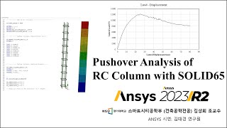 ANSYS Tutorial Pushover analysis of RC Column with SOLID65 [upl. by Harpp976]