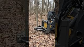 Made In The USA Berlon Skid Steer Tree Puller skidsteer [upl. by Prasad]