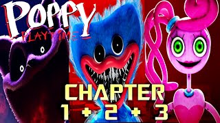 Poppy Playtime Chapter 1  2  3  Full Game Walkthrough  No Commentary [upl. by Ariahs]