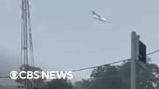 Video shows moments before Brazil plane crash in Vinhedo [upl. by Arreip]