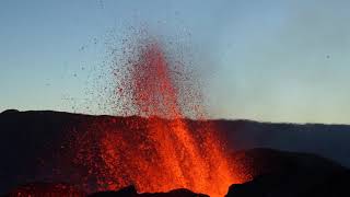 Eruption Piton de la Fournaise 15 septembre 2018 Réunion Tunnels de lave Réunion Rando Volcan [upl. by Ailahs]