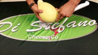 How to cut Di Stefano Cheese Lemon Caciocavallo [upl. by Esertap]