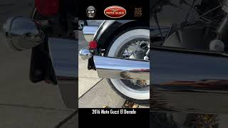 The 2016 Moto Guzzi Eldorado engine and exhaust sounds unedited asmr motorcycle exhaust [upl. by Medlin]