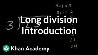 Introduction to long division  Multiplication and division  Arithmetic  Khan Academy [upl. by Ahsilahk]