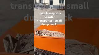 mini transporter Crawler transporter small dump truck [upl. by Steward]