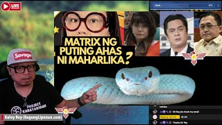 MATRIX NG PUTING AHAS NI MAHARLIKA KASAMA BA SI IMEE MARCOS ANDANAR AT GO 679 [upl. by Suhpoelc]