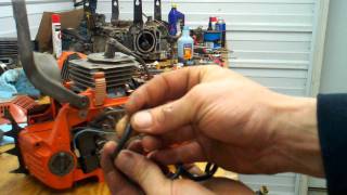 Husqvarna chainsaw fuel line check and replace [upl. by Carney]