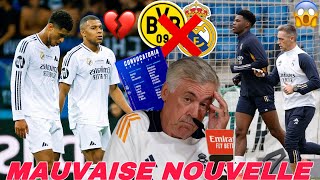 😱Real Tchouameni BLESSÉ de lentraînement JUDE BELLINGHAM SE SENT FRUSTRE Musiala Senegal Belle vic [upl. by Yruok]