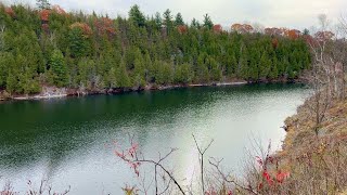 Hiking 20 Kilometers To A Favorite Lake Along the Cataraqui Trail Once More Before Winter [upl. by Zink634]