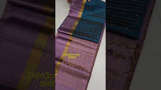 Trendy Soft Silk Sarees  Discount Sale From Sri Sai Kumudha Silks 9750180554 [upl. by Schubert]