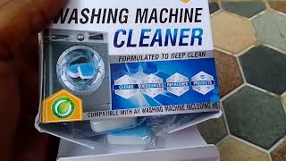 washing machine cleaning tablet [upl. by Eniamat]