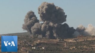 Israel Strikes South Lebanon Border Area  VOA News [upl. by Yleoj]