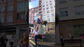 Gigantes de ZuBira Portugalete en el ERRALDOI EGUNA en Portugalete 09112024 [upl. by Anerys]