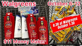 Walgreens Couponing October 612 10 money maker spend deal and cheap chocolate [upl. by Aicul747]