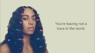 SOLANGE  WEARY OFFICIAL LYRICS [upl. by Artnoed506]