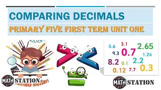 Decimals  comparing decimals part 4  primary 5 first term unit 1 [upl. by Lebasiram744]