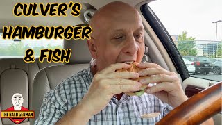 German tries Culvers🍔for the first time [upl. by Kistner]