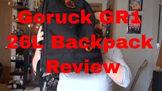 GORUCK GR1 26L Review [upl. by Bigford]