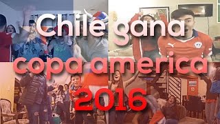 Chile vs Argentina copa america 2016 reacciones compilación  compilation [upl. by Elleivad326]