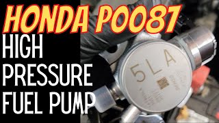 4 Cyl Honda Very Common Low Fuel Pressure [upl. by Gianna]