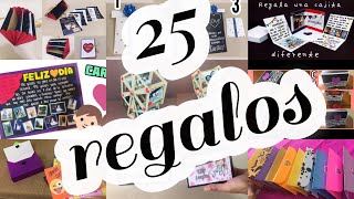 25 ideas de regalos fáciles y bonitos  Especial tarjetas de amor y amistad [upl. by Khalin]