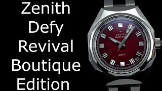 Zenith Defy Revival Great looking vintageinspired dive watch [upl. by Grearson]